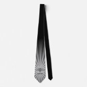 2つのヘッドタイを持つグレーの鷲 ネクタイ (正面)