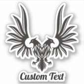 2つのヘッド付きイーグル シール (正面)
