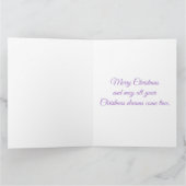 2つのベビーディアフリ最高のーズクリスマス カード (内部)