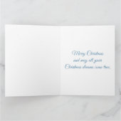 2つのベビーバニー最高のフレンズクリスマス カード (内部)