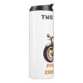 2つのホイールフォーポーズエンドレスおもしろい屋外 タンブラー (回転左)