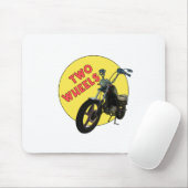 2つのホイール マウスパッド (マウス)