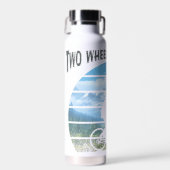 2つのホイール、1つの魂。サイクリングスポーツ ウォーターボトル (正面)