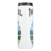 2つのホイール、1つの魂。サイクリングスポーツ タンブラー (裏面)