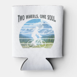 2つのホイール、1つの魂。サイクリングスポーツ 缶クーラー