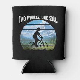 2つのホイール、1つの魂。サイクリングスポーツ 缶クーラー
