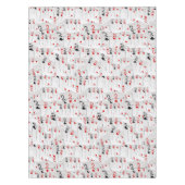 2つのポーカーカードを階層化 テーブルクロス (正面)