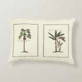 2つのミニチュアによって組み立てられるヤシの木 アクセントクッション (裏面)