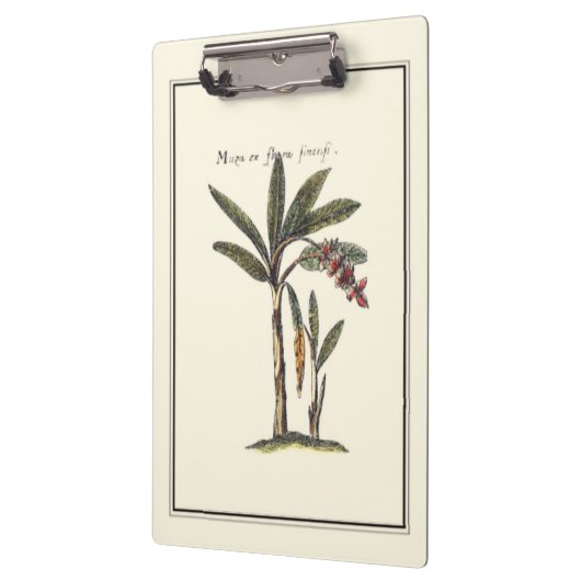 2つのミニチュアによって組み立てられるヤシの木 クリップボード (左)