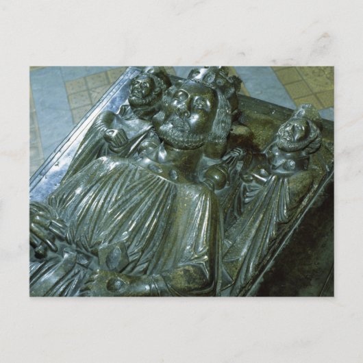 2つのミニチュア姿とヨハネの墓 ポストカード (正面)