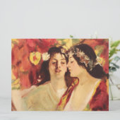 2つのミューズ春（Stefan Luchian著） カード (スタンド正面)