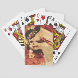 2つのミューズ春（Stefan Luchian著） トランプ