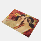 2つのミューズ春（Stefan Luchian著） ドアマット (アングル)