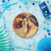 2つのミューズ春(Stefan Luchian著) ペーパープレート (パーティー)