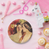 2つのミューズ春(Stefan Luchian著) ペーパープレート (パーティー)