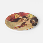 2つのミューズ春(Stefan Luchian著) ペーパープレート (アングル)