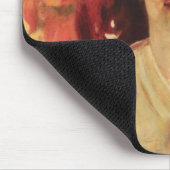 2つのミューズ春（Stefan Luchian著） マウスパッド (コーナー)