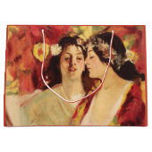 2つのミューズ春（Stefan Luchian著） ラージペーパーバッグ (正面)