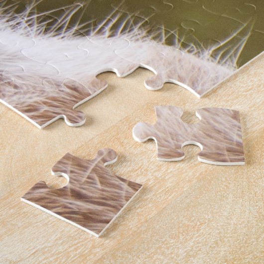 2つのメルカットがクローズアップパーソナライズされた ジグソーパズル (側面)