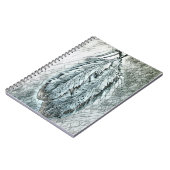 2つのモザイクイーグルの羽 ノートブック (左側)