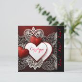 2つのモダンハートにレースと愛 シーズンカード (スタンド正面)