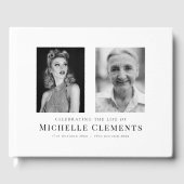 2つのモダン記念碑の目覚め記憶 ゲストブック (正面)