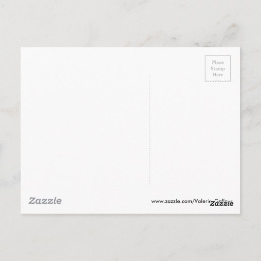 2つのヤギ ポストカード (裏面)