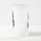 2つのユニコーンおよび波のマグ フロストグラスビールジョッキ (中央)