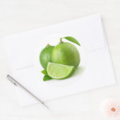 2つのライム ラウンドシール (封筒)