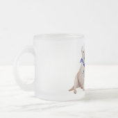 2つのラブラドール検索 フロストグラスマグカップ (左)