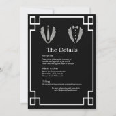 2つのルームスゲイツキシード詳細カード 招待状 (正面)