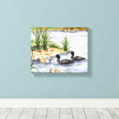 2つのルーンキャンバス印刷 キャンバスプリント (インサイチュ (ウッドフロア))