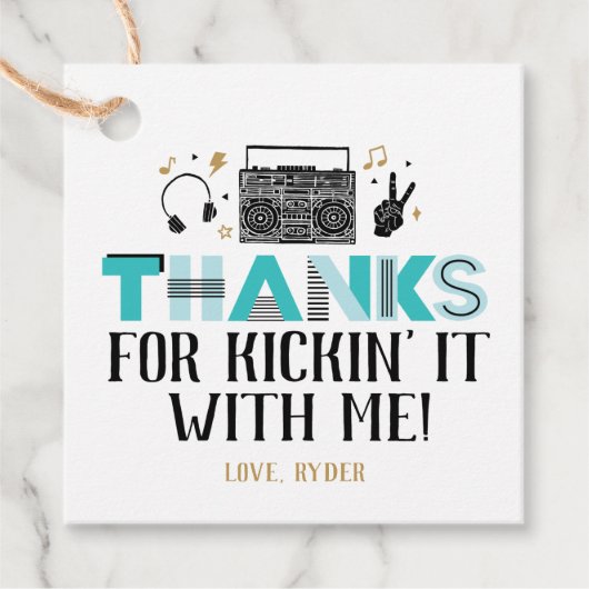 2つのレジットにやめ第二誕生日ありがとう フェイバータグ (正面)