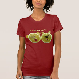 2つのレモン顔のTシャツ/Apparel Tシャツ