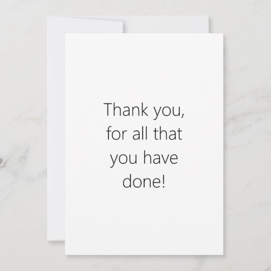 2つのロゴまたはイメージの繰り返しパターン サンキューカード (裏面)