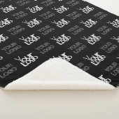 2つのロゴまたはイメージの繰り返しパターン シェルパブランケット (3/4)