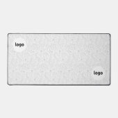 2つのロゴプロフェッショナルフローラコンピュータ デスクマット (正面)