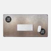 2つのロゴプロフェッショナルレザーフェイクコンピュータ デスクマット (キーボード&マウス)