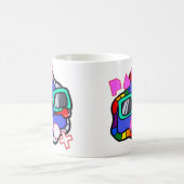 2つのロゴ付きのパックス·ポックス·マグ コーヒーマグカップ (中央)