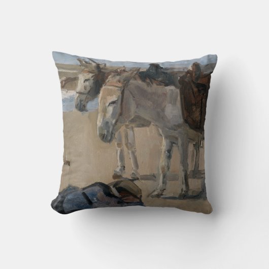 2つのロバ（イサク・イスラエル人） クッション (正面)