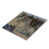 2つのロバ（イサク・イスラエル人） タイル (側面)