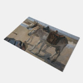 2つのロバ（イサク・イスラエル人） ドアマット (アングル)