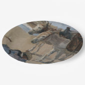 2つのロバ（イサク・イスラエル人） ペーパープレート (アングル)