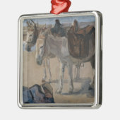 2つのロバ（イサク・イスラエル人） メタルオーナメント (左)