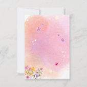 「2つのワイルドとフル疑問に思」誕生日 サンキューカード (裏面)