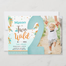 2つのワイルドボホトライバルフェザーズボーイ第2誕生日