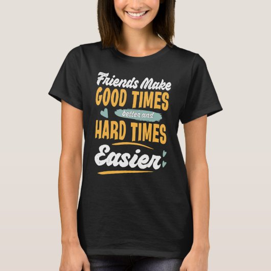 2つの一致する友情の友人のための最高のBestie Bff Tシャツ (正面)