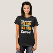2つの一致する友情の友人のための最高のBestie Bff Tシャツ (正面フル)