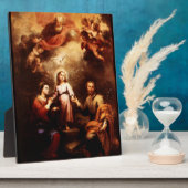 2つの三位一体 – 聖なる家族 – Murillo フォトプラーク (側面)