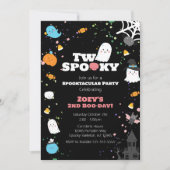 2つの不気味誕生日招待状 招待状 (正面)